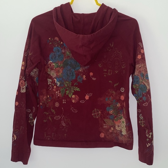 Christopher & Banks Floral Hoodie - Picture 2 of 6